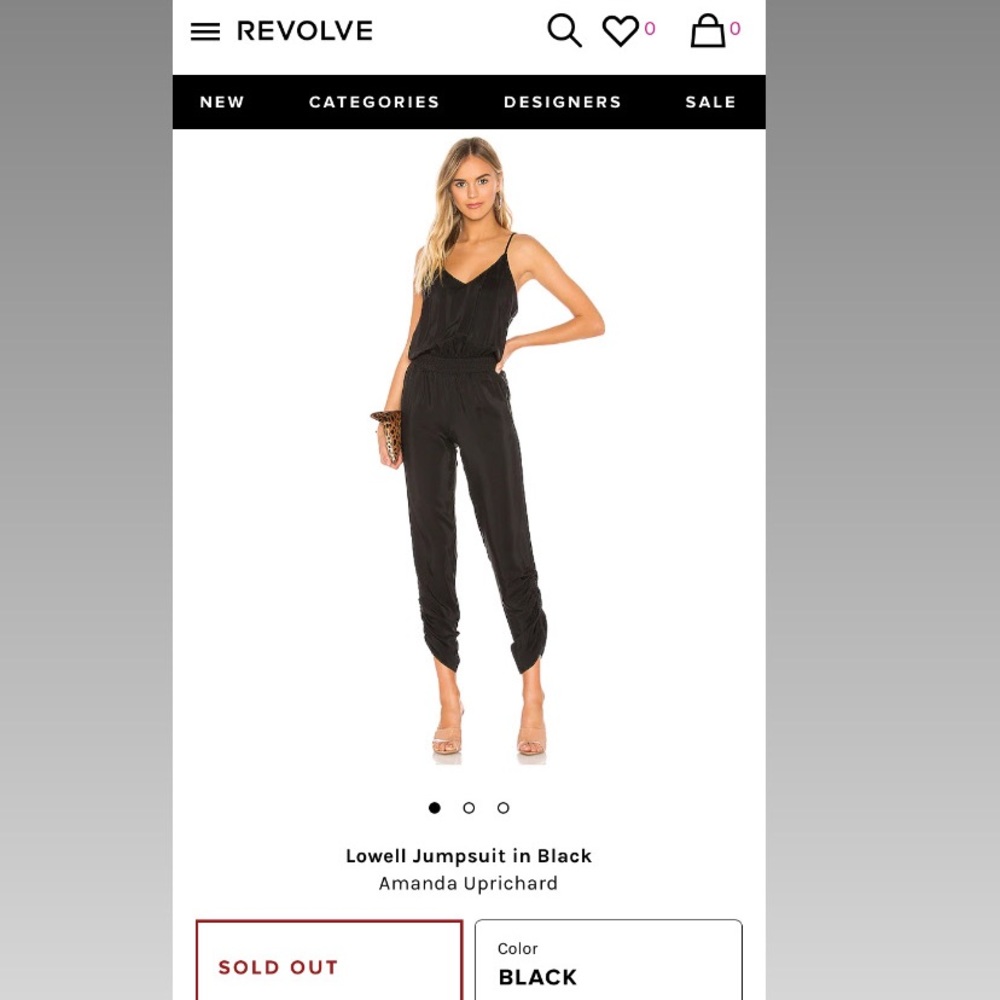 SOLD OUT ONLINE Amanda UpRichard Jumpsuit/Romper